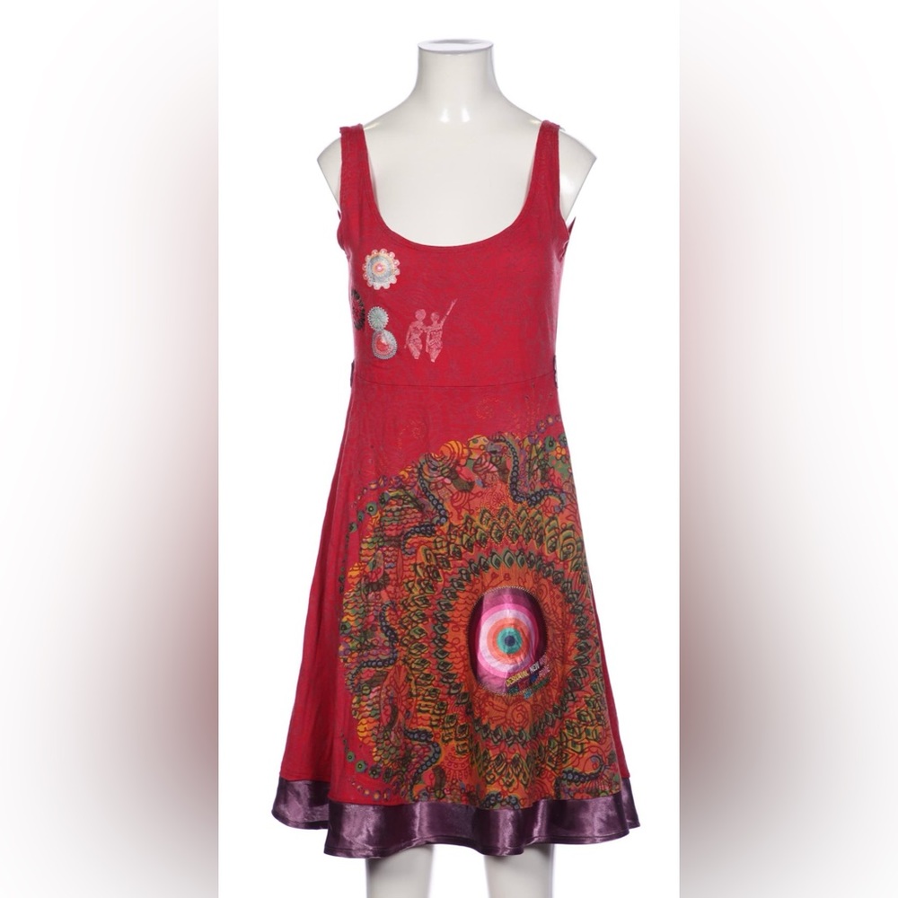 Desigual mixed media summer dress